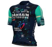 Ale Pr-r 2.0 Bahrain Victorious Short Sleeve Jersey Blu L Uomo Blue Navy / Green