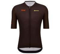 Maglia manica corta SANTINI Flèche Wallone 2024 marrone