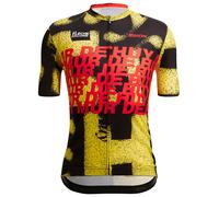 Maglia manica corta SANTINI La Flèche Wallonne 2023 nero