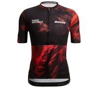Maglia manica corta SANTINI Paris-Roubaix Enfer du Nord 2023 nero/rosso S