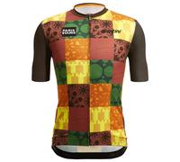 Maglia manica corta SANTINI Paris-Tours Vigne 2023 marrone/colorato M