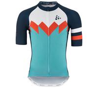 Maglia manica corta Share The Road 4.0 turchese/blu S