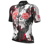 Maglia manica corta Skull bianco/nero M