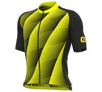 Maglia manica corta Square nero/giallo neon L