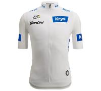 Santini best young maglia a maniche corte tour de france 2025 bianco