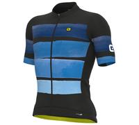 Ale Track Short Sleeve Jersey Blu M Uomo