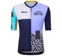 Santini Maglia manica corta Trek Driftless 2026 Blu L Uomo
