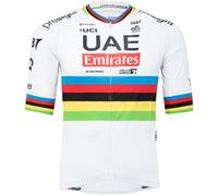 Maglia manica corta UAE TEAM EMIRATES Campione del mondo 2024 bianco