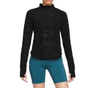 MAGLIA MANICA LUNGA 1/2 ZIP DRI-FIT MIDLAYER TRAIL DONNA Nike Nero