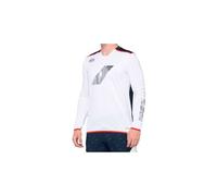 Maglia manica lunga 100 r core x limited edition blu scuro bianco