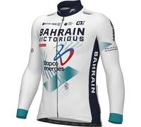 Maglia Bahrain-Victorious Prime 2024 manica lunga bianco - L