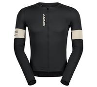 Maglia manica lunga Endurance Pro nero/beige XL