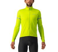 Castelli Fondo 2 Fz Long Sleeve Jersey Verde S Uomo Electric Lime / Silver Reflex