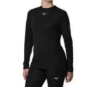 MAGLIA MANICA LUNGA GIROCOLLO MERINO WOOL DONNA Mizuno Nero