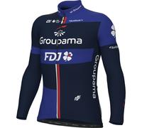 Maglia manica lunga GROUPAMA - FDJ 2024 blu scuro