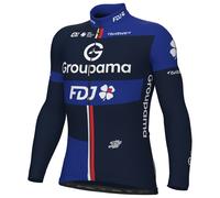 Maglia manica lunga GROUPAMA - FDJ 2025 blu scuro S