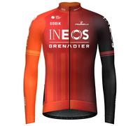 Maglia manica lunga INEOS GRENADIERS Race 2024 rosso/nero XL