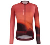 Santini - Luce Long Sleeve Jersey - Maglietta da ciclismo XL rosso