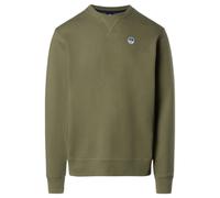 Maglia Manica Lunga North Sails 691220 Maglioncino Uomo Cotone Verde Militare