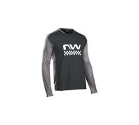 Maglia manica lunga northwave edge nera grigia
