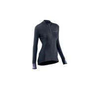 Maglia manica lunga northwave fahrenheit donna nera olografica