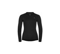 Odlo Active Warm Eco Bl Top Crew Neck L/s W Black 21 - T-shirt termica - Nero [Taglia : S]