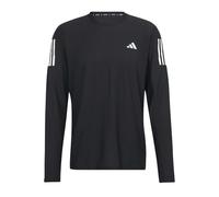 adidas Uomo Own The Run Long Sleeve Tee, Black/White, XL