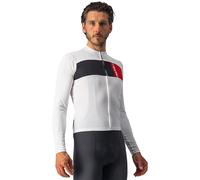 Maglia manica lunga Prologo 7 bianco/nero 3XL
