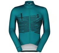Scott Rc Team Warm Graphics Long Sleeve Jersey Verde M Uomo Winter Green