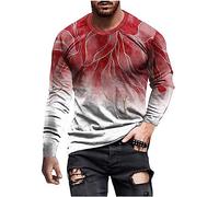 Maglia Manica Lunga Scollo Tondo Patchwork Maglietta Basic Palestra Slim Fit T Shirt Casual Elasticizzato Firmate Tee Maglia Cotone Girocollo Maglietta Tshirt Vintage Offerte Lampo del Giorno