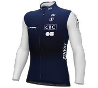 Ale Prime Federazione Francese Ciclismo Long Sleeve Jersey Blu XL Uomo Blue Navy / White