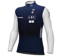 Ale Prime Federazione Francese Ciclismo Long Sleeve Jersey Blu L Uomo Blue Navy / White