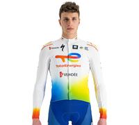 Maglia manica lunga TEAM TOTALENERGIES Pro Race 2023 bianco