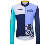 Santini Trek Driftless 2026 Long Sleeve Jersey Blu L Print