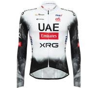 Maglia UAE Team Emirates 2025 Primapelle manica lunga bianco nero - XL