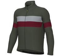 Maglia maniche lunghe Ale Off Road Gravel Wool Line - Bordeaux S / Rosso