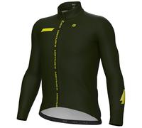 Maglia Alé PR.E Follow Me manica lunga verde scuro giallo - M