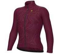 Maglia maniche lunghe Ale PR-E Top - Bordeaux L / Rosso