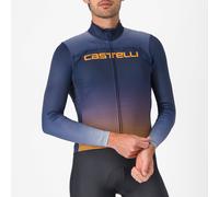 Castelli - Apice Thermal Jersey - Maglietta da ciclismo S blu