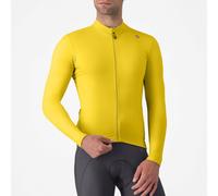 Maglia maniche lunghe Castelli Espresso Thermal - Giallo chiaro L / Giallo