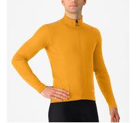 Maglia maniche lunghe Castelli Espresso Thermal - Giallo M / Giallo