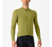 Maglia maniche lunghe Castelli Espresso Thermal - Verde S / Verde