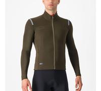 Maglia castelli tutto nano ros khaki a manica lunga