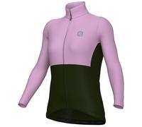 Maglia Alé Off Road Gravel Dual manica lunga verde intenso rosa donna - S