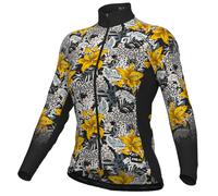 Maglia Alé PRR Hibiscus manica lunga giallo nero bianco donna - M