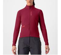 Castelli Unltd Trail W Jrs, Maglia Lunga Donna, Bordeaux/Brilliant Pink