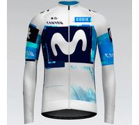 Maglia maniche lunghe Gobik Movistar 2025 Hyder XL / Bianco