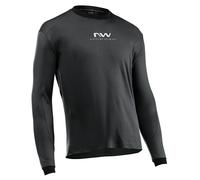 Maglia maniche lunghe Northwave Sharp - Nero bianco XL / Nero