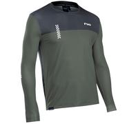 Maglia maniche lunghe Northwave XTrail 2 - Verde M / Verde