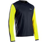 Maglia maniche lunghe Northwave XTrail - Nero lime L / Nero
